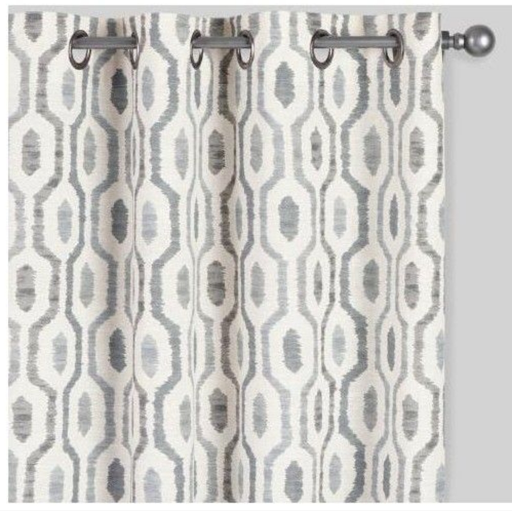 World Market 48 x 84 Geometric patterned window coverings - 2 panels